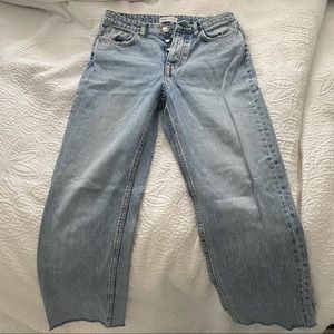Zara Light Wash High-Rise Jeans